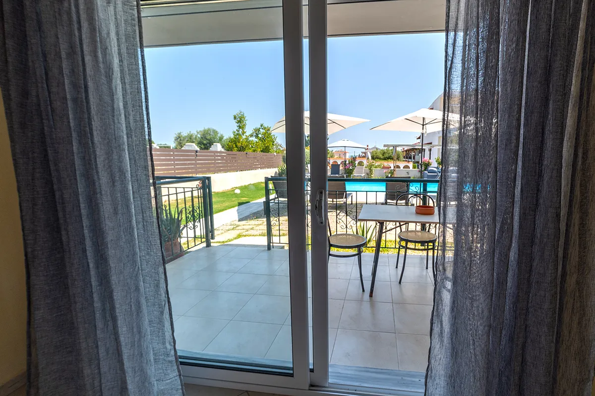 Tiara Holidays - Maritina Studios - Ground Floor Studios - terrace